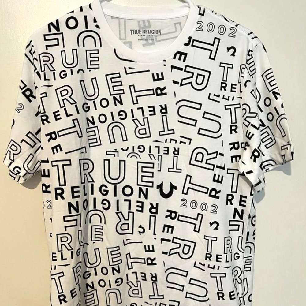 True religion white shirt